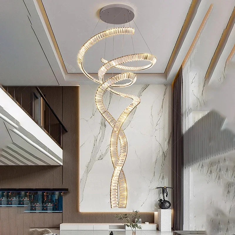 Modern home decoration round LED lighting fixtures - chandeliers living room lamps
