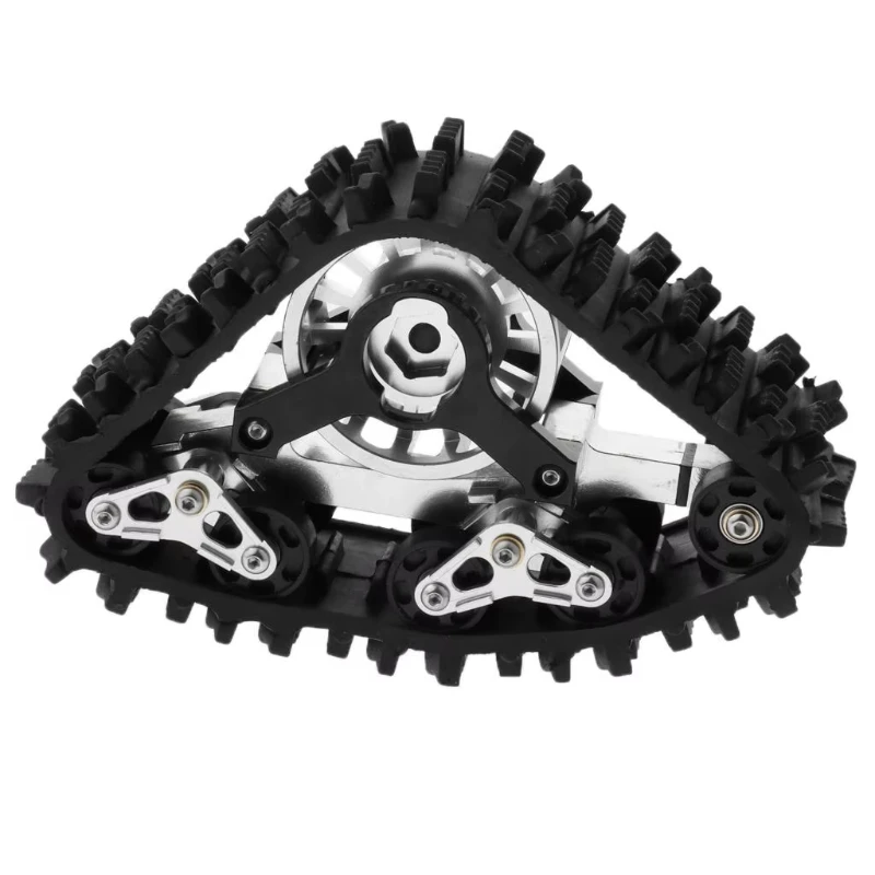 B-M 1/10 RC Crawlers Model Track Snow Tire Wheel for Axial SCX10 DIY Parts 1Pc