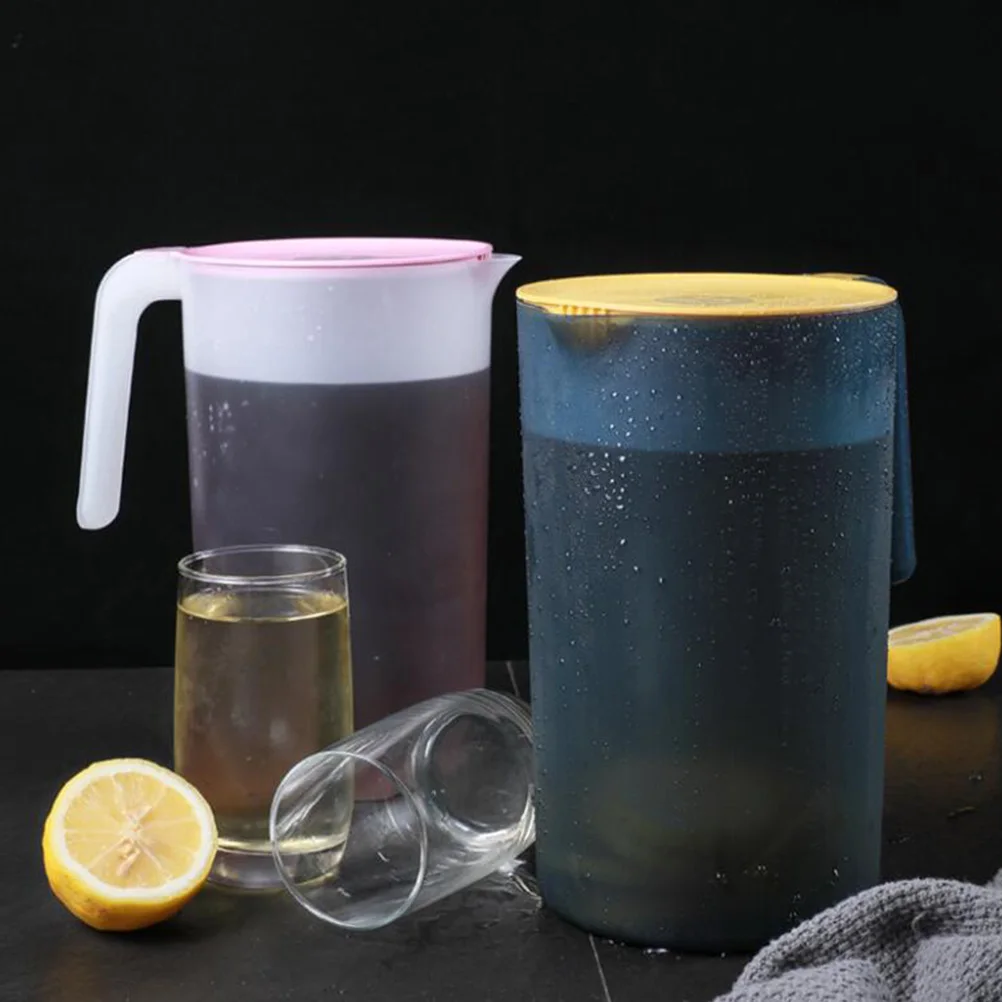 

Cold Pitcher Large Opening Heat-Resistant Plastic Juice Pot For Picnics Parties Swimming Pools Plastic Water Kettle Cold Water