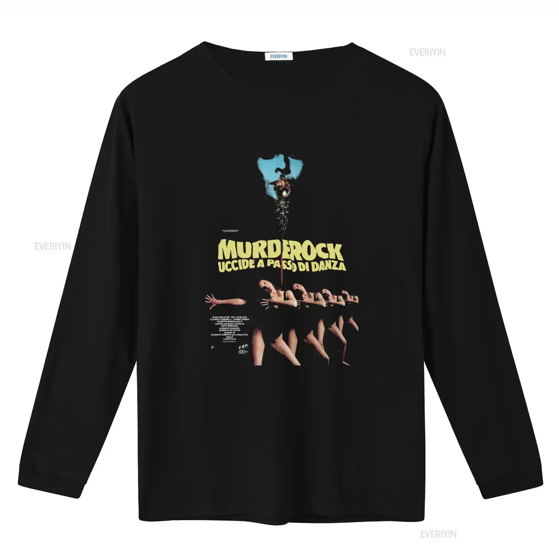 Murder Rock Lucio Fulci Giallo T Shirt Long or s Horror Movie Inspired  vintage Washed Slightly Versatile Stretched Comfortable