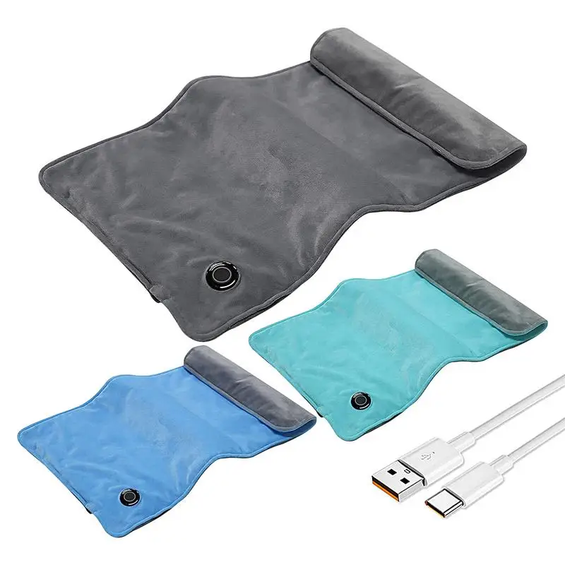 

USB Electric Heated Blanket Winter Body Warmer Heated Blanket Wearable Heated Blanket Cape Warm Wrap for Home Travel Office