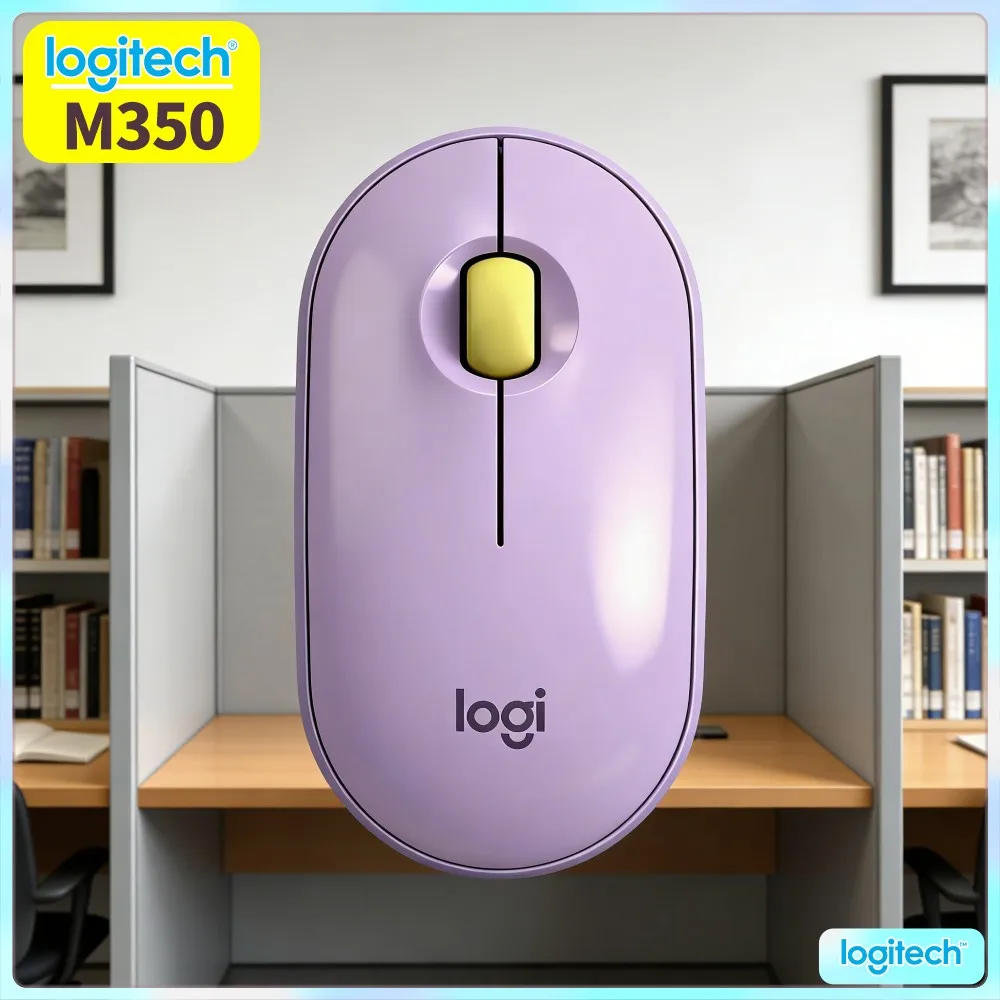 Logitech M350 PEBBLE Travel Wireless Mouse Portable Lightweight Long Battery For Laptop PC Tablet Home Office Daily Work