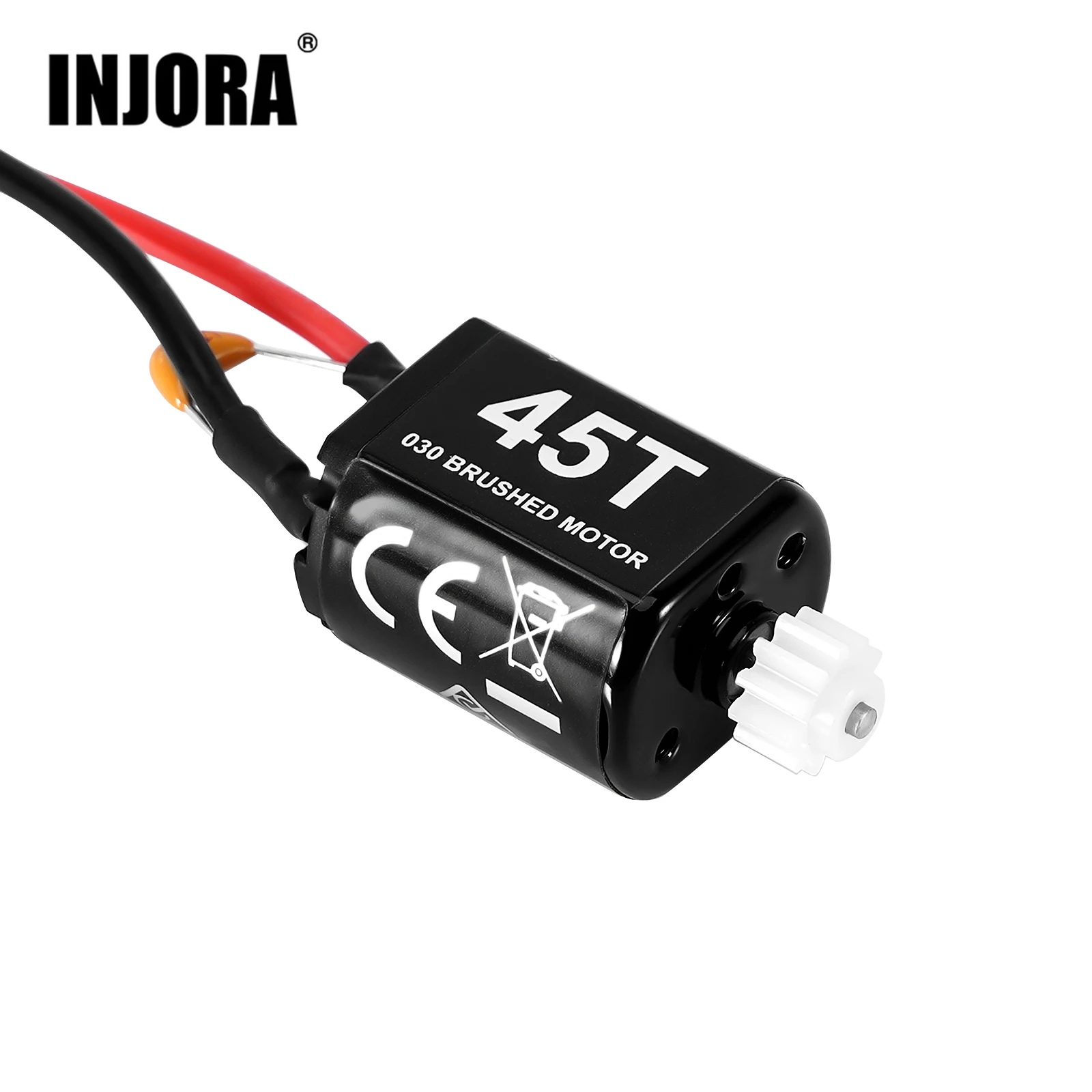 INJORA 030 Brushed Motor with Mount for Losi Micro-B Micro-T (45T)