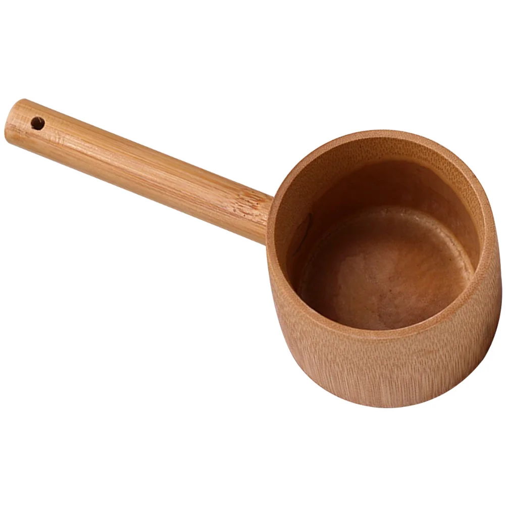 Bamboo Water Ladle Japanese Tea Ceremony Ladle Bamboo Water Scoop for Home bamboo watering ladle bamboo ladle for garden