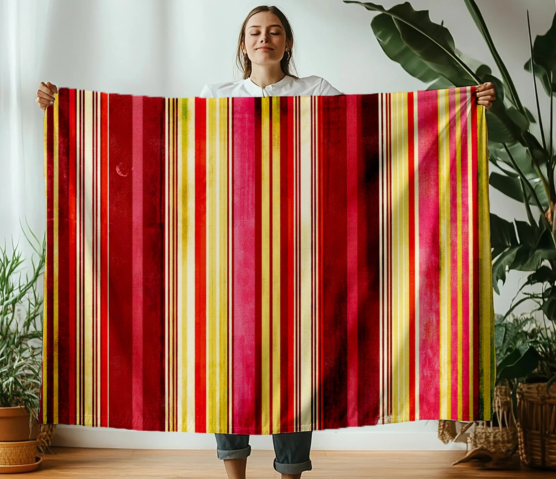 

Мягкое фланелевое быстросохнущее двустороннее полотенце для мытья лица в богемном стиле с мандалой, бархатное впитывающее полотенце