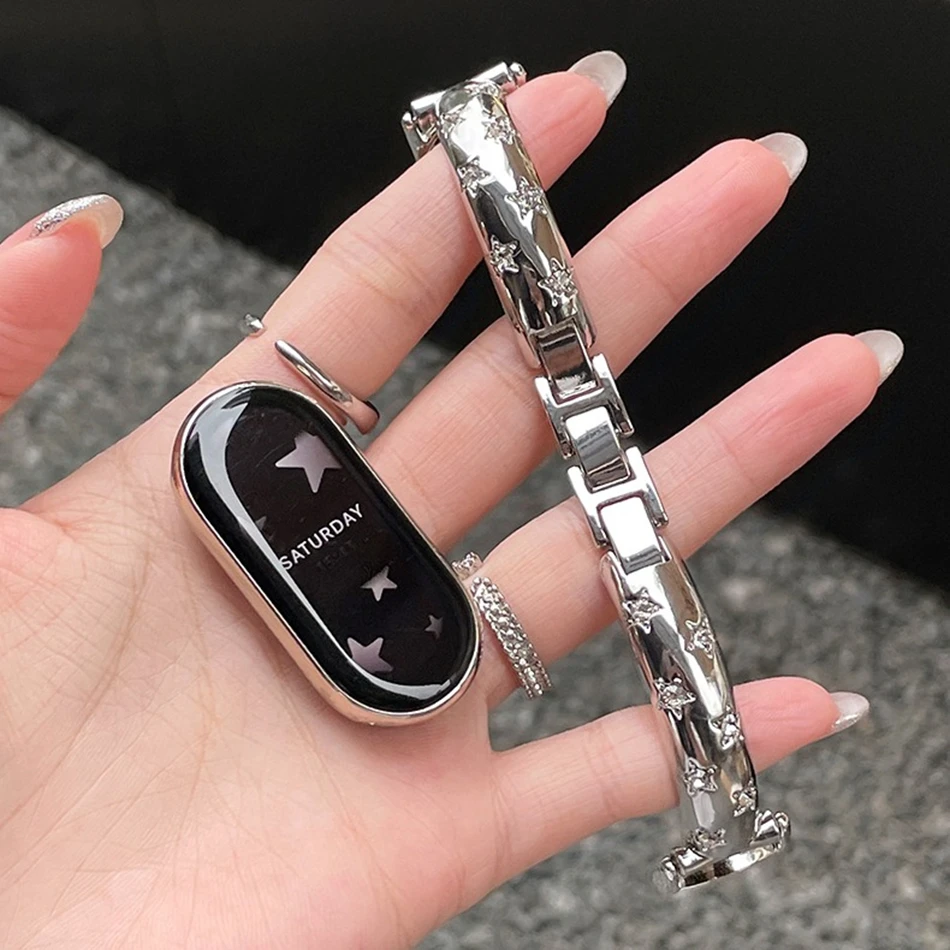 Роскошный браслет с блестящими – обзор и цена Xiaomi Luxury Watch