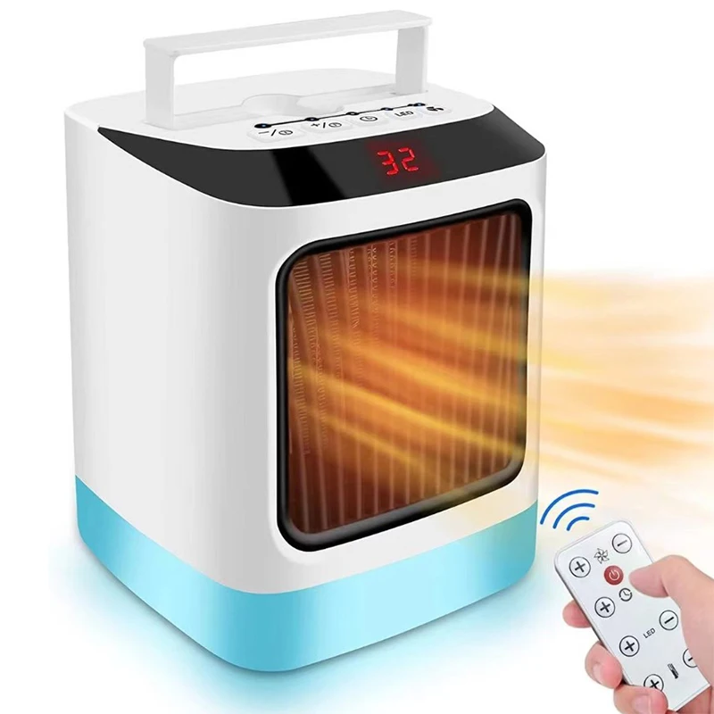 110V الأوروبية القياسية المنزلية الصغيرة سخان المحمولة سطح المكتب سخان السيراميك التدفئة بلاور (نافخ) الهواء الساخن معطف شتوي آلة