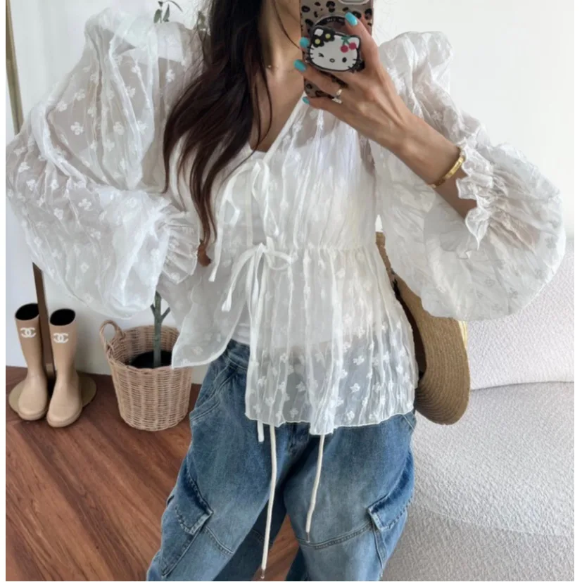 

Ele Versatile Women's Sweater Korean Sle All Season Wearable Versatile Top for Various Ocns Spring Autumn Winter