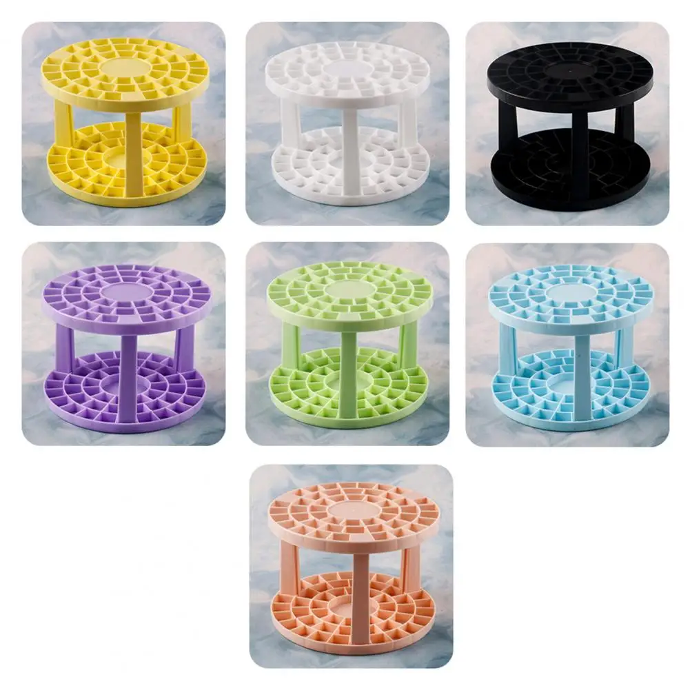 Portapenne portapenne rimovibile elegante Organizer da scrivania portapenne Multi-foro per matita per sopracciglia pennello per trucco portatile facile