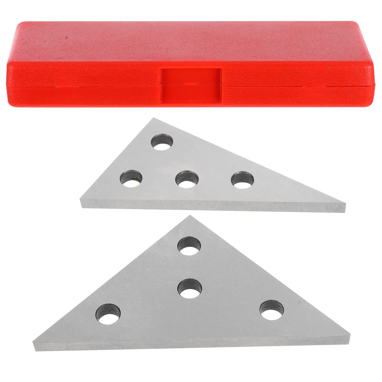 

2Pcs Precision Angle Gauge Blocks Set Triangle Machinist Tool Multi Angle Calibration Ruler Lathes Milling Ground Inspection