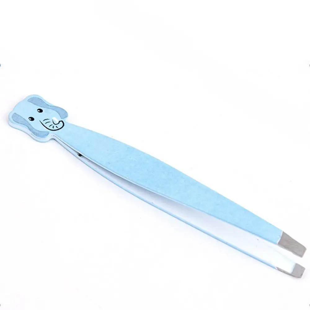 

Portable Cute Eyebrow Tweezers Cartoon Animals Hair Removal Eyelash Curler Multifunction Stainless Steel Eye Brow Clips Women