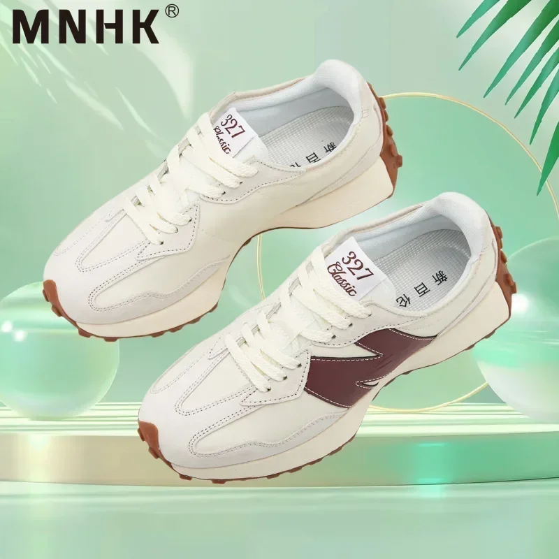 Forrest Gump Dad Shoes 327 Men's Sports and Leisure Shoes Couple's Running Women's Shoes 2025 Summer New Collection