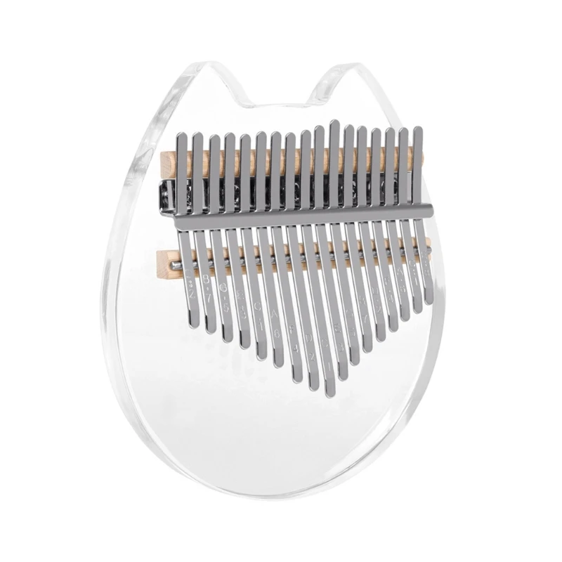 17-tone Transparent Acrylic Kalimba Thumb Piano Kalimba Finger Piano Thumb Piano Speaker Dual-use Musical Instrument