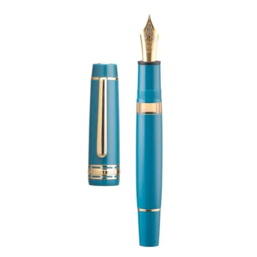 

Yongsheng Junlai 630 Acrylic Fountain Pen, Size 8 Medium Nib with Piston Filling System, Ink Tank with Top Shape Design Smooth