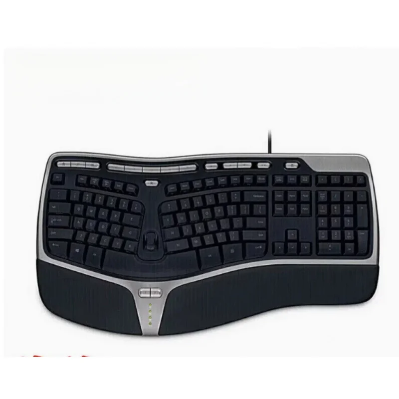 9ENEW Original For Microsoft/Ergonomic Keyboard 4000 Ergonomic Design Multimedia Curved Keyboard KEYBRD 400Clippers