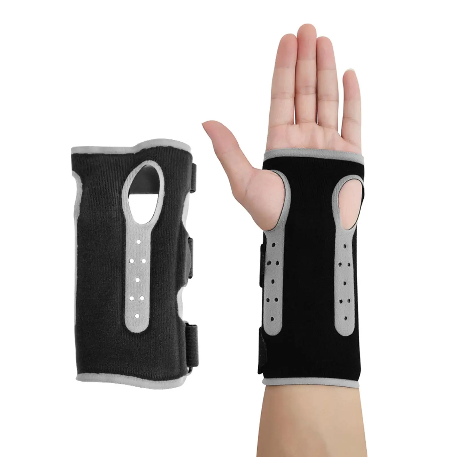 

1PC Adjustable Wrist Support Brace for Men Women Carpal Tunnel Breathable Lightweight Wrist Guard with Removable Aluminum Splint
