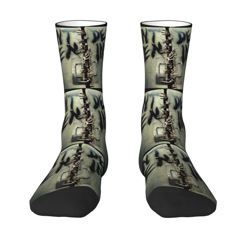 

The Walking Dead Dress Socks Mens Womens Warm Fashion Novelty Horror Zombie TV Series Crew Socks