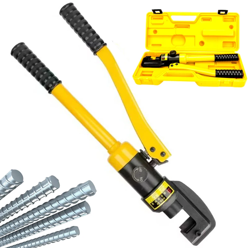 Manual Hydraulic Rebar Cutter Clamp Portable 6/8/10/16T Reinforced Cutting Pliers Threaded Steel Cutting Knife Hydraulic Plier