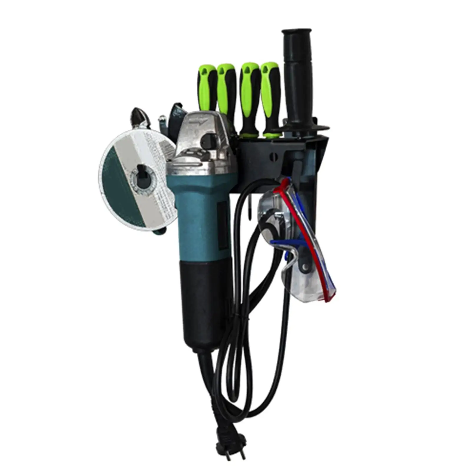 Heavy Duty Angle Grinder Holder Wall Mount Bracket Power Tool Organizer for Garage and Workshop