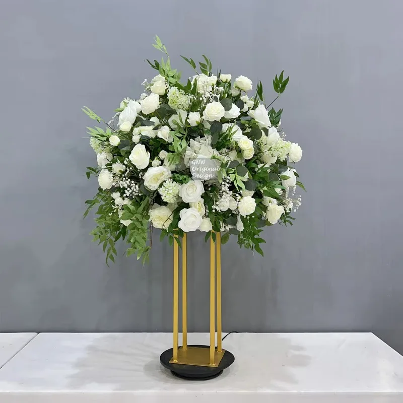 

Hot Sale Wedding Centerpieces Artificial Floral Arrangement Desktop Decoration Home Decoration for Centerpieces Vase