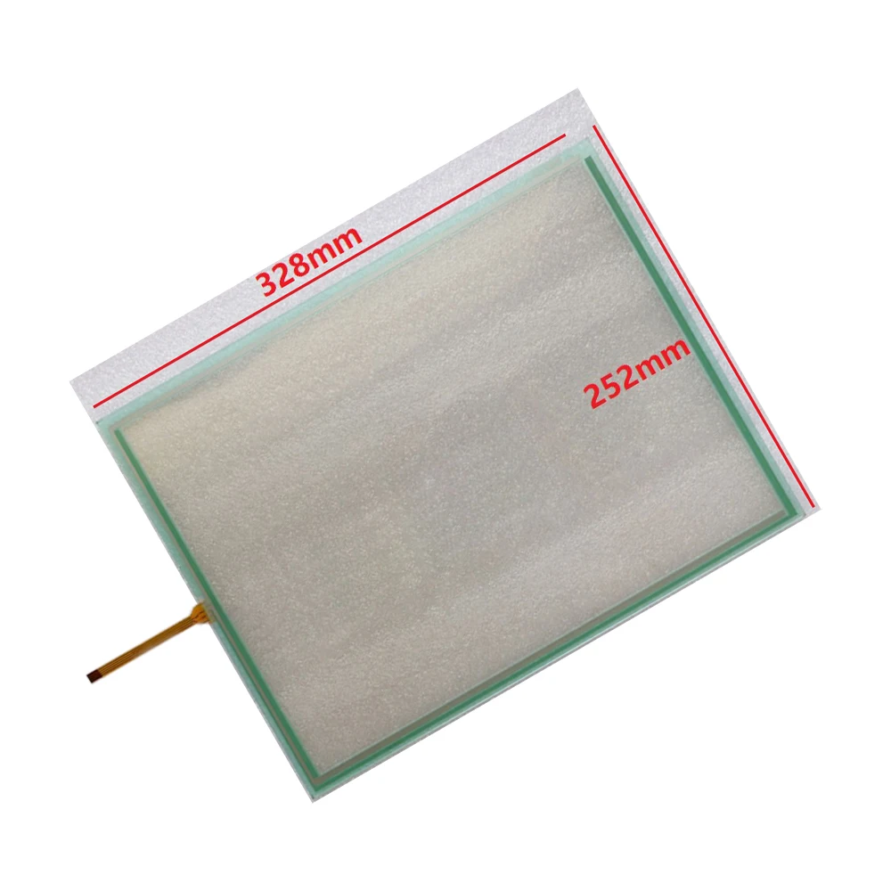 

15" 4-wire Touchpad 328*252mm Touch Screen Glass Panel Digitizer Panel For Schneider XBTGT7340