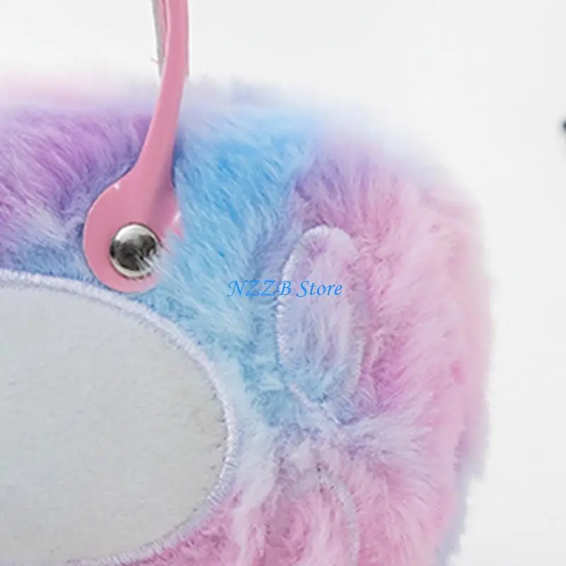 T21F Bear Plush Eyeglass Holder نظارات شمسية مربع حقيبة نظارات واقية من أجل الاستخدام اليومي السفر