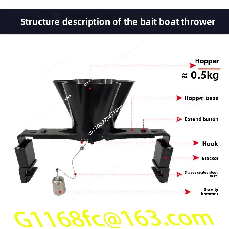 Hot-selling nesting boat universal thrower, mechanical