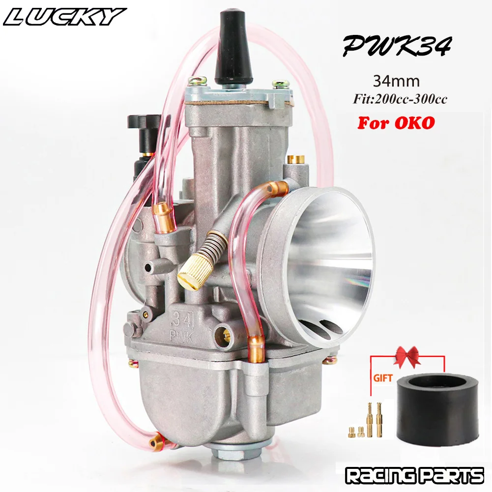 PWK 21 24 26 28 30 32 34mm Met Power Jet Carburateur Voor OKO 2T 4T motorfiets Carb Voor Crossmotor Pit Bike Scooter ATV Quad UTV - afbeelding 1