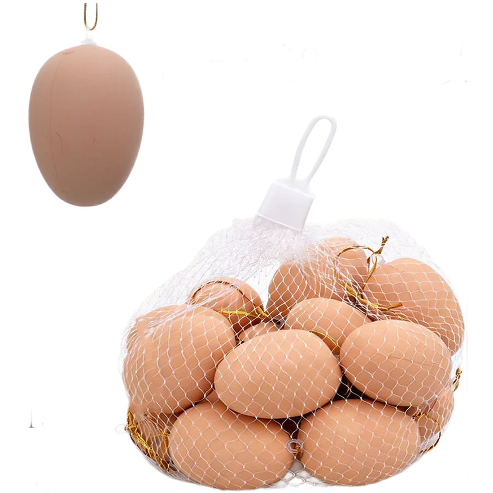20pcs Easter Egg Craft Kits Plastic Shells for Painting Decoration School Projects Holiday Activities 6cm Diameter