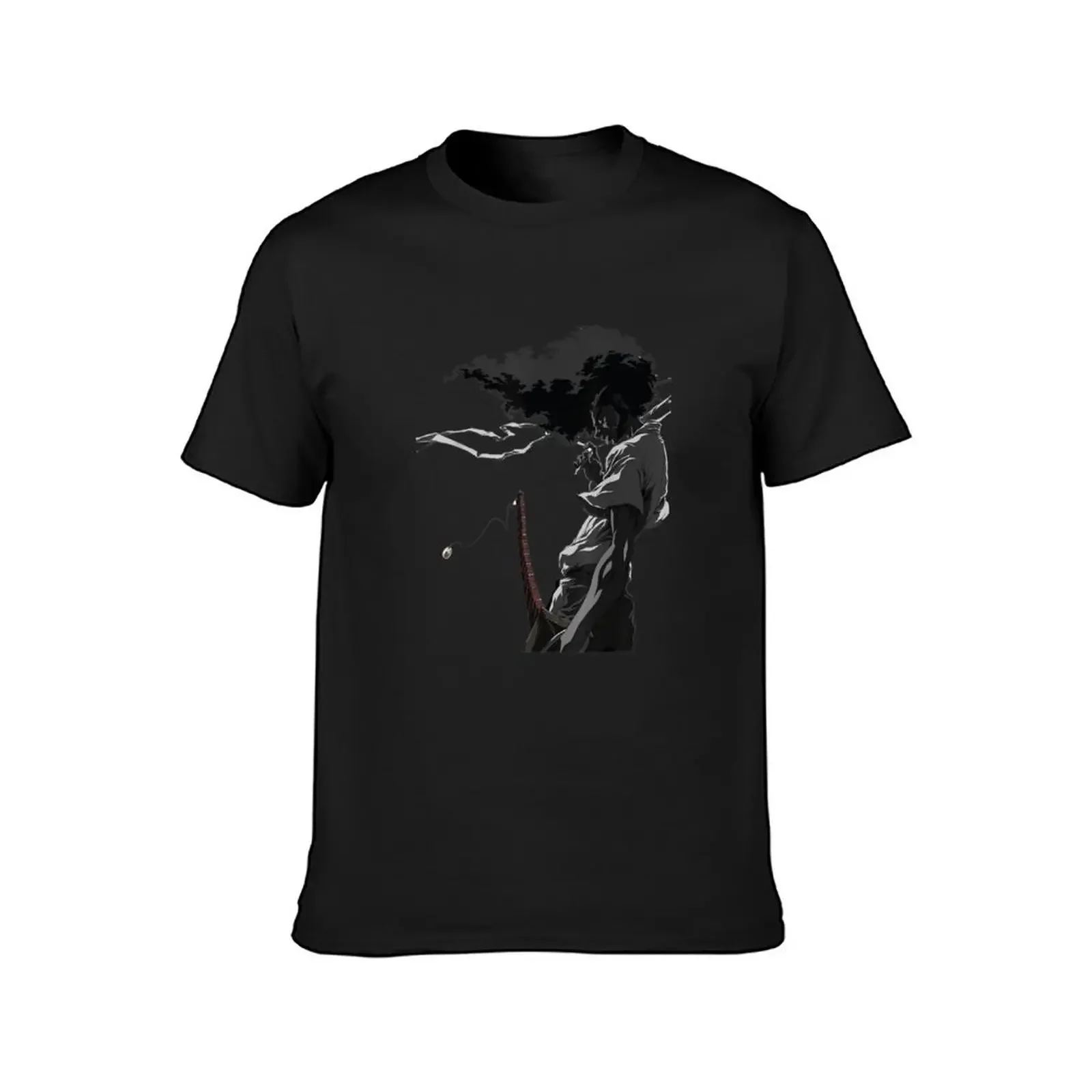 Afro Samurai Afro T-Shirt vintage graphic shirts summer top oversized t shirt men