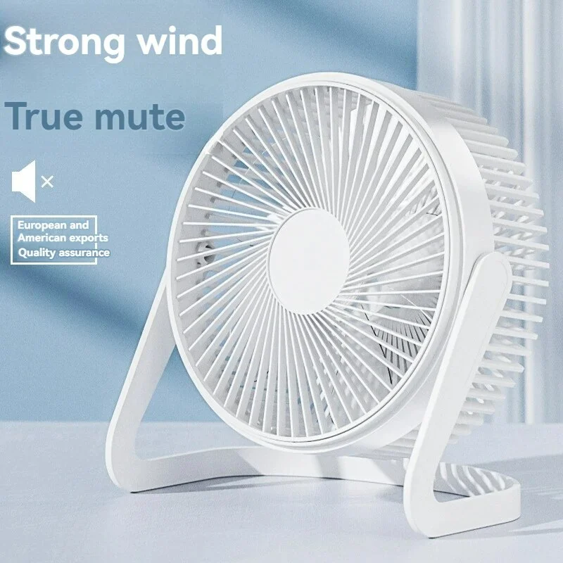 Mini ventilatore da tavolo portatile muto USB piccolo pieghevole Threeblock velocità del vento gradi angolo regolabile dormitorio femminile