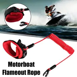 1 adet deniz dıştan takma Motor tekne Motor YAMAHA Jet Ski için öldür durdurma anahtarı anahtar halat hatırlatma halat Boatemergency durdurma E2T5