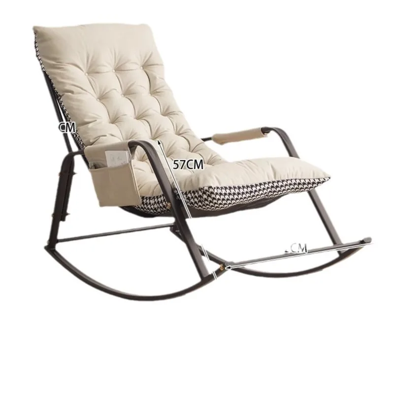 IHOME Lazy Sofa, Balcony Lying And Rocking Chair Single Person Internet Popular Leisure Decompression Lying Chair Rocking Chair