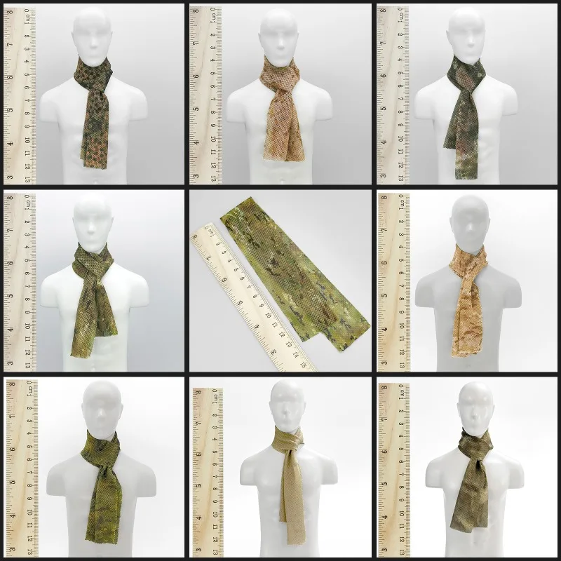 

EMR 1/6 Scale Camouflage Fashion Style Mesh Scarf Action Figures Clothes Model for 12" Soldier Garment Accessories Body