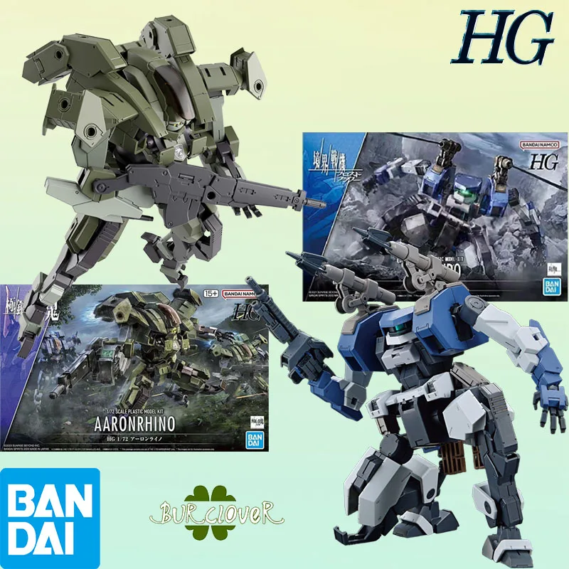 

Bandai Original HG AMAIM Warrior at the Borderline SETSURO AARONRHINO 1/72 Anime Action Figure Assembly Model Toys GUNDAM