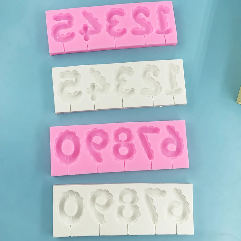 Arabic numeral silicone mold DIY Handmade Soap Mold Dessert making Candle Mold Kitchen Supplies  Household Tool
