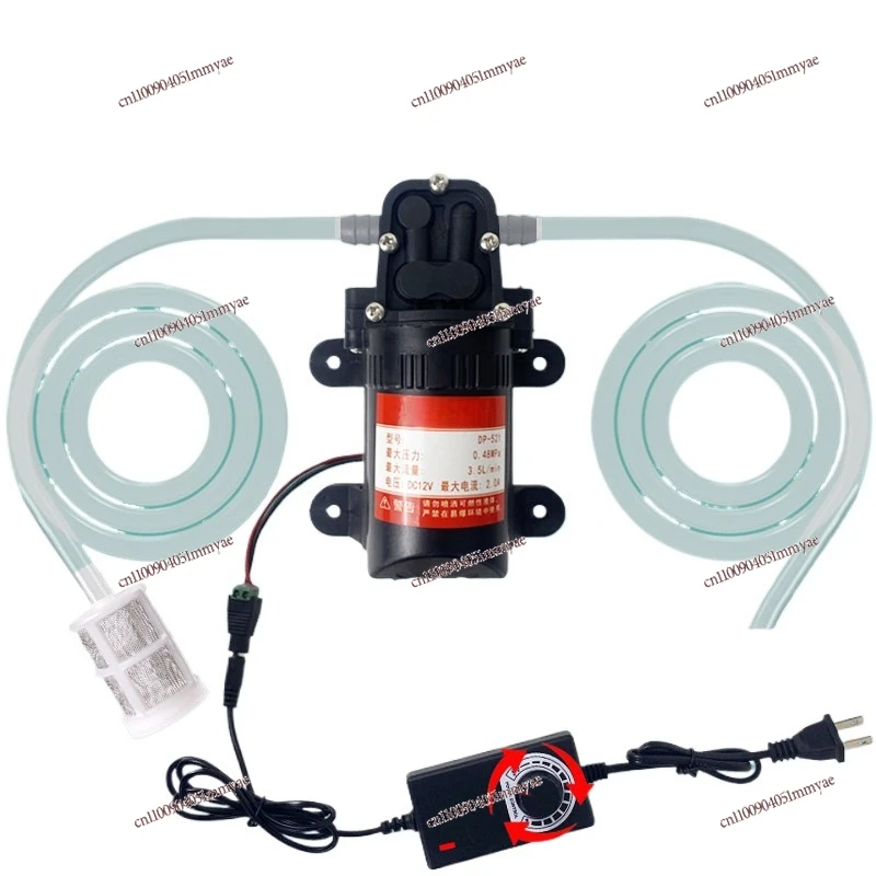 12V suction pump mini large suction self-priming pump micro high power