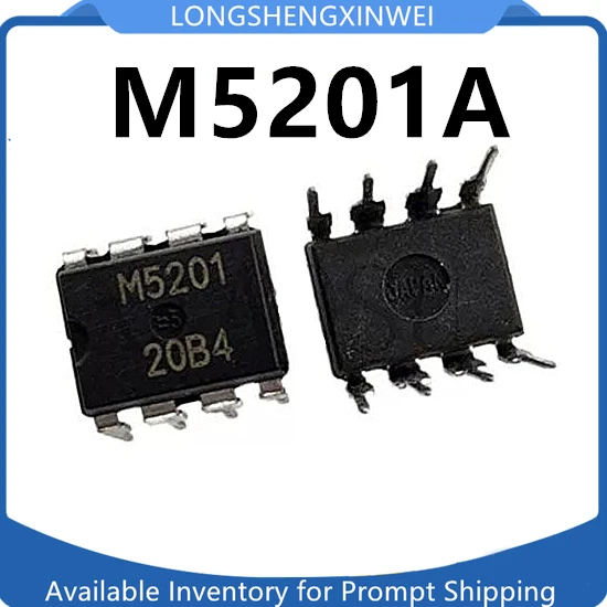 1PCS M5201 M5201A Direct Plug DIP8 Pin Power Management Chip Integrated Block IC 5201 Available