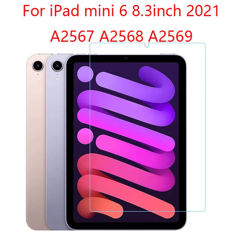 

For A pple iPad Mini 6 8.3inch 2021 Tempered Glass Screen Protector For iPad Mini A2567 A2568 A2569 Tablet Protective Film Guard