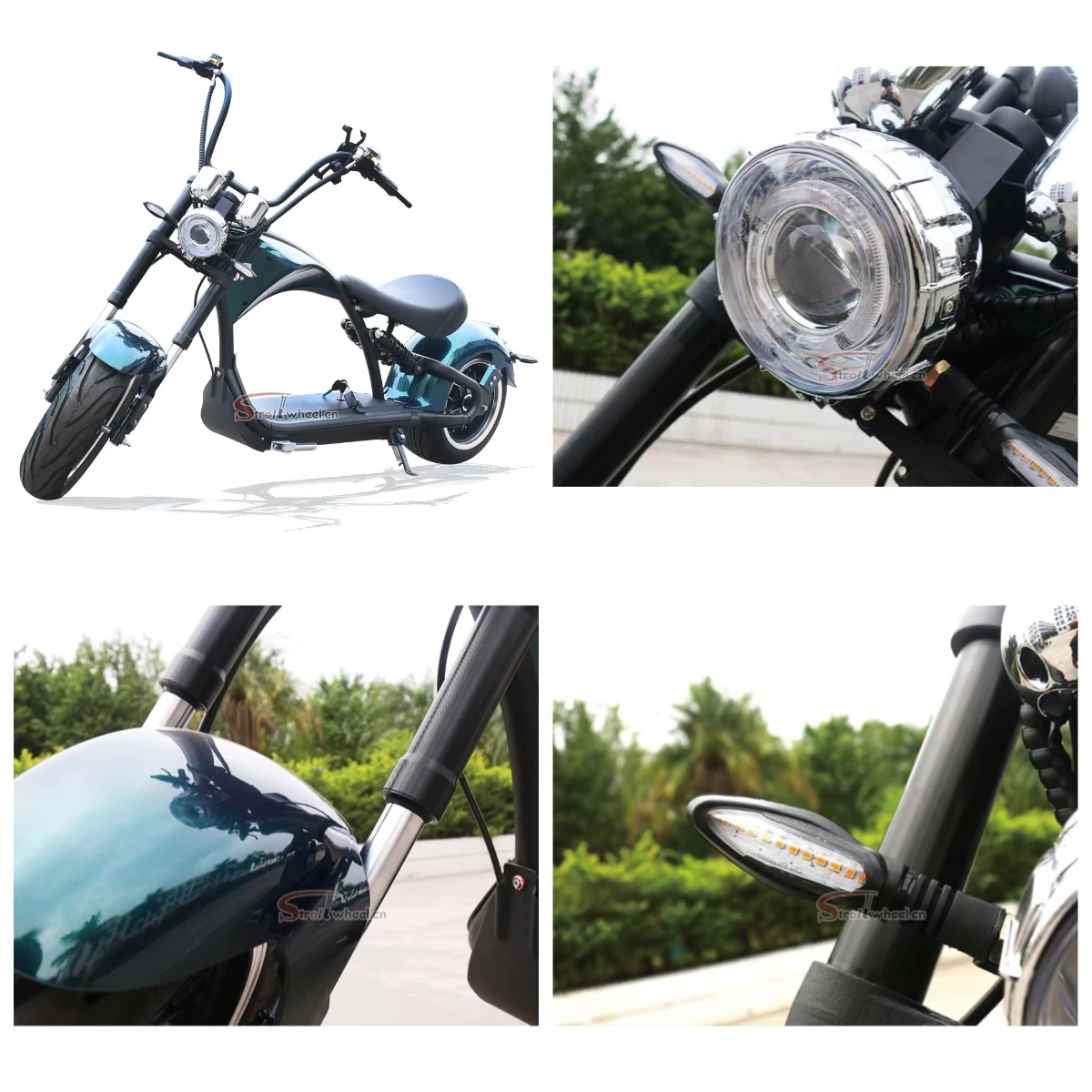 

Citycoco M1P 2000W Electric Scooter 60V 30AH Europe Stock EEC New Arrival for Adults