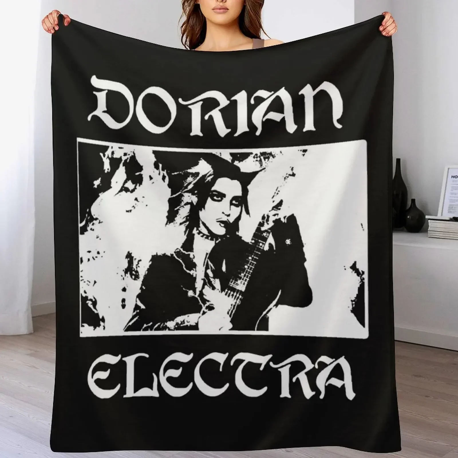 Dorian Electra Metal Classic T-Shirt Essential T-Shirt Throw Blanket Cute Plaid bed plaid Softest Blankets