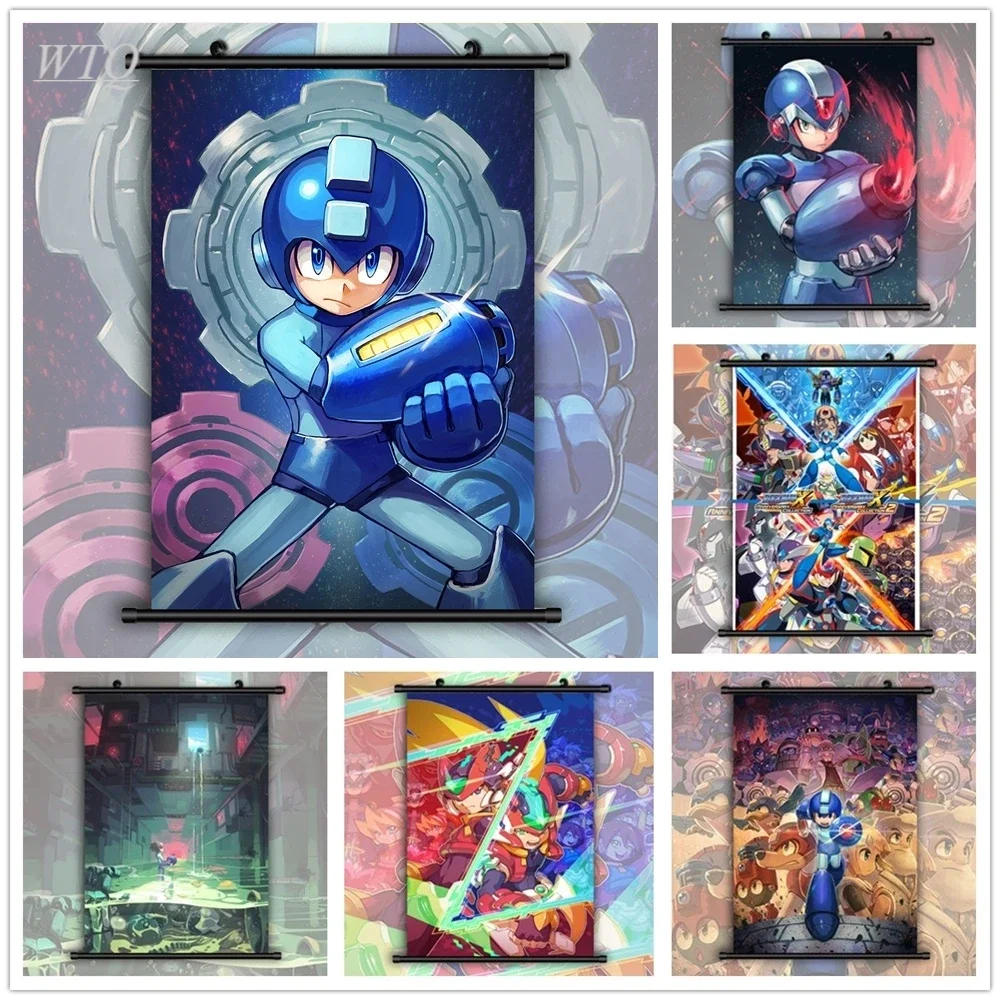 Rockman Megaman X Zero Anime HD Print Wall Poster Anime Posters Canvas Painting Wall Decor Posters Wall Art Picture Home Decor