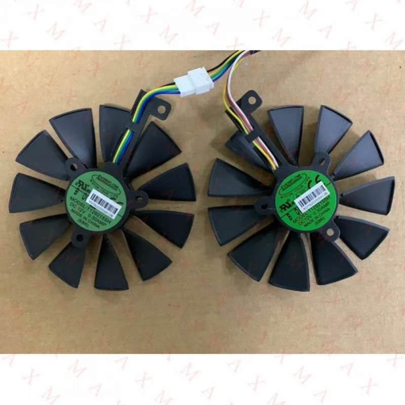 

LL 2 шт./компл. T129215SH DC12V 0,30A вентилятор видеокарты для ASUS DUAL RTX 2080 O8G