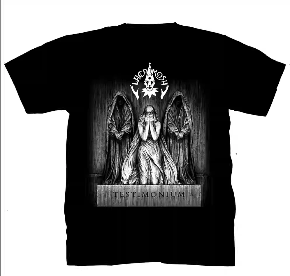 

LACRIMOSA Band Peripheral Washed in Tears - Testimonia Short Sleeve T-Shirt Official Genuine Female New Positive Shoulder