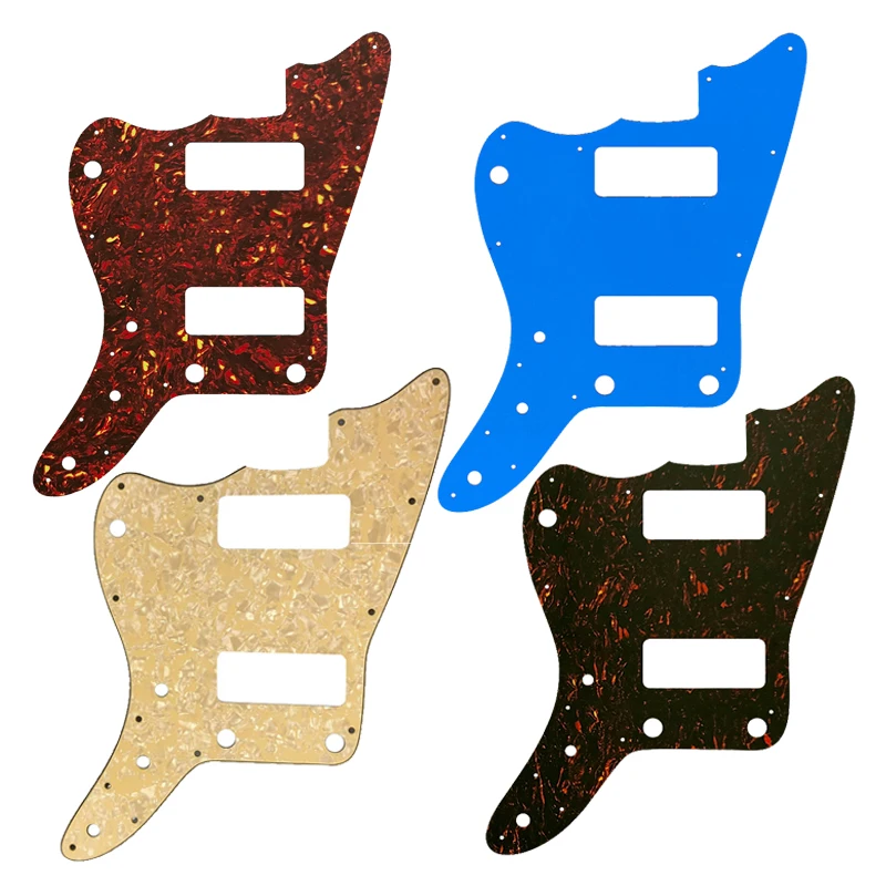 

Guitar Parts For Left Handed Japan No Upper Controls Jazzmaster Style Guitar Pickguard With P90Pickups Scratch Plate Replacement