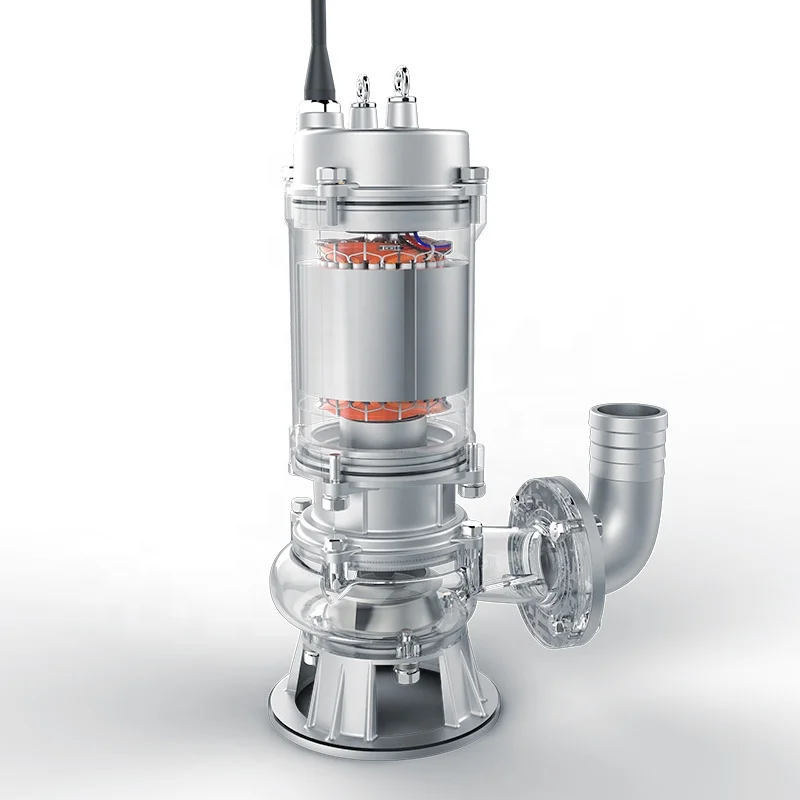 Bomba de esgoto submersível centrífuga da desidratação da máquina de corte da máquina de moer da bomba de esgoto