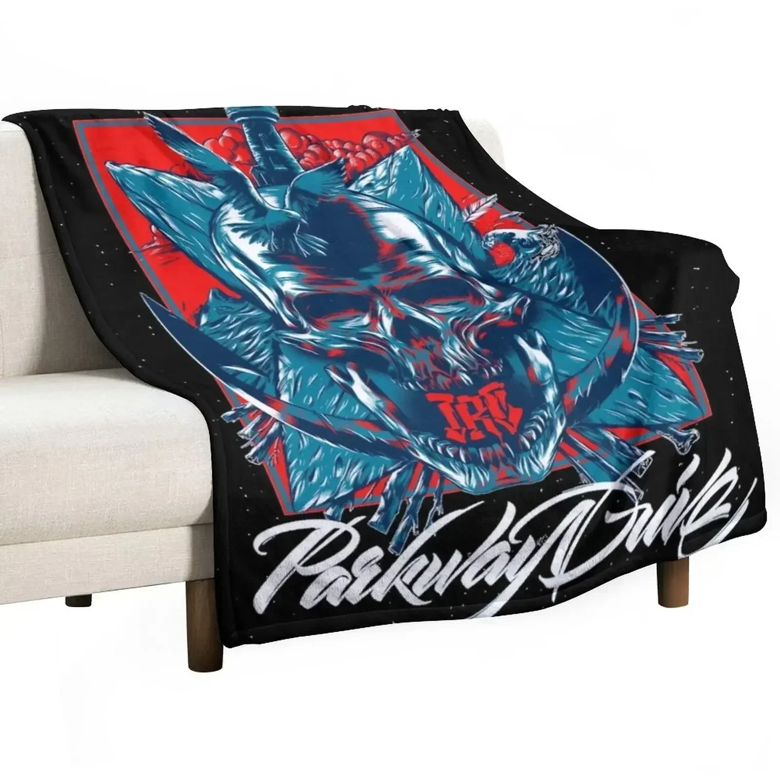 

Parkway Drive Throw Blanket Nap bed plaid Comforter Flannel Fabric Blankets