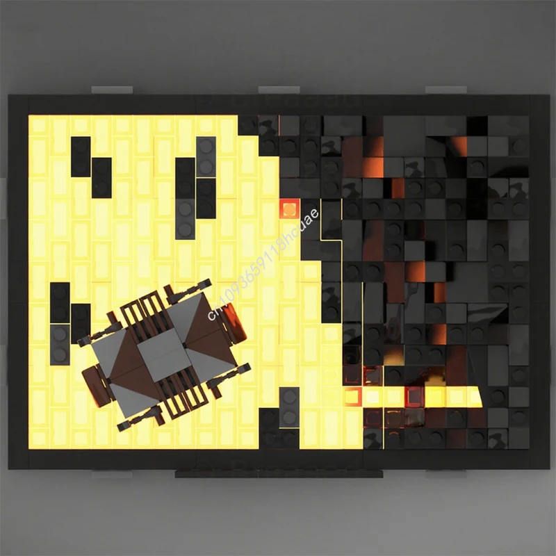 

449pcs MOC Battle the Heroes Diorama Collection Episode Star UCS Model Building blocks Toys Christmas gifts