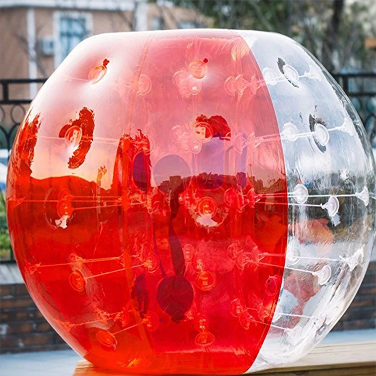 Transparent PVC 1.0mm  Durable Factory Direct for Adult and Kids Clear Inflatable Bumper Ball with Low Price Diameter 1.2m