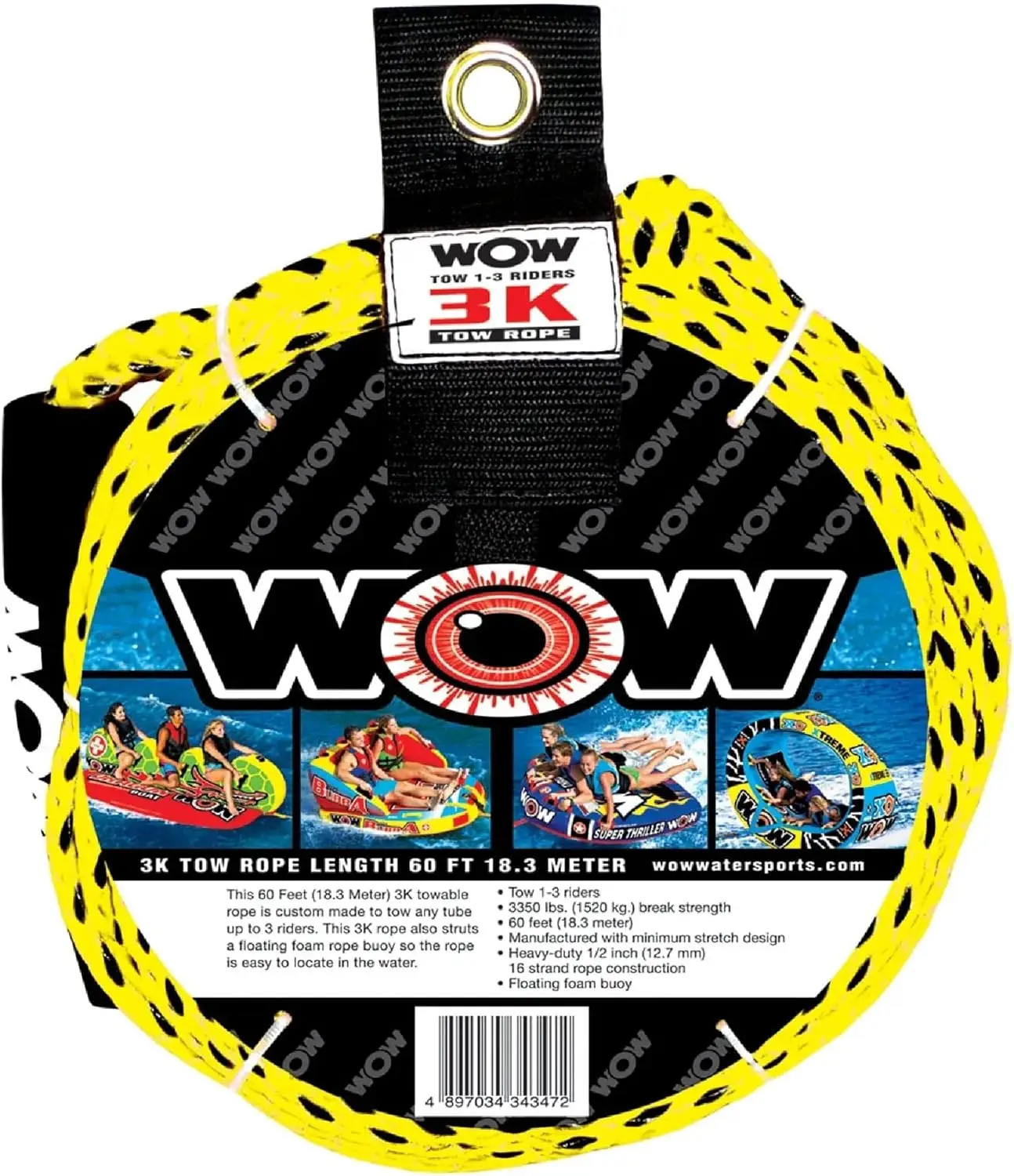 3K 60 Ft. Tow Rope …